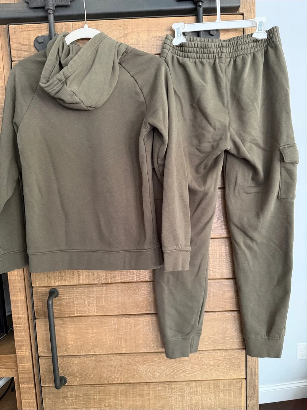 Nike 3 Kids Olive Green Hoodie & Cargo Joggers